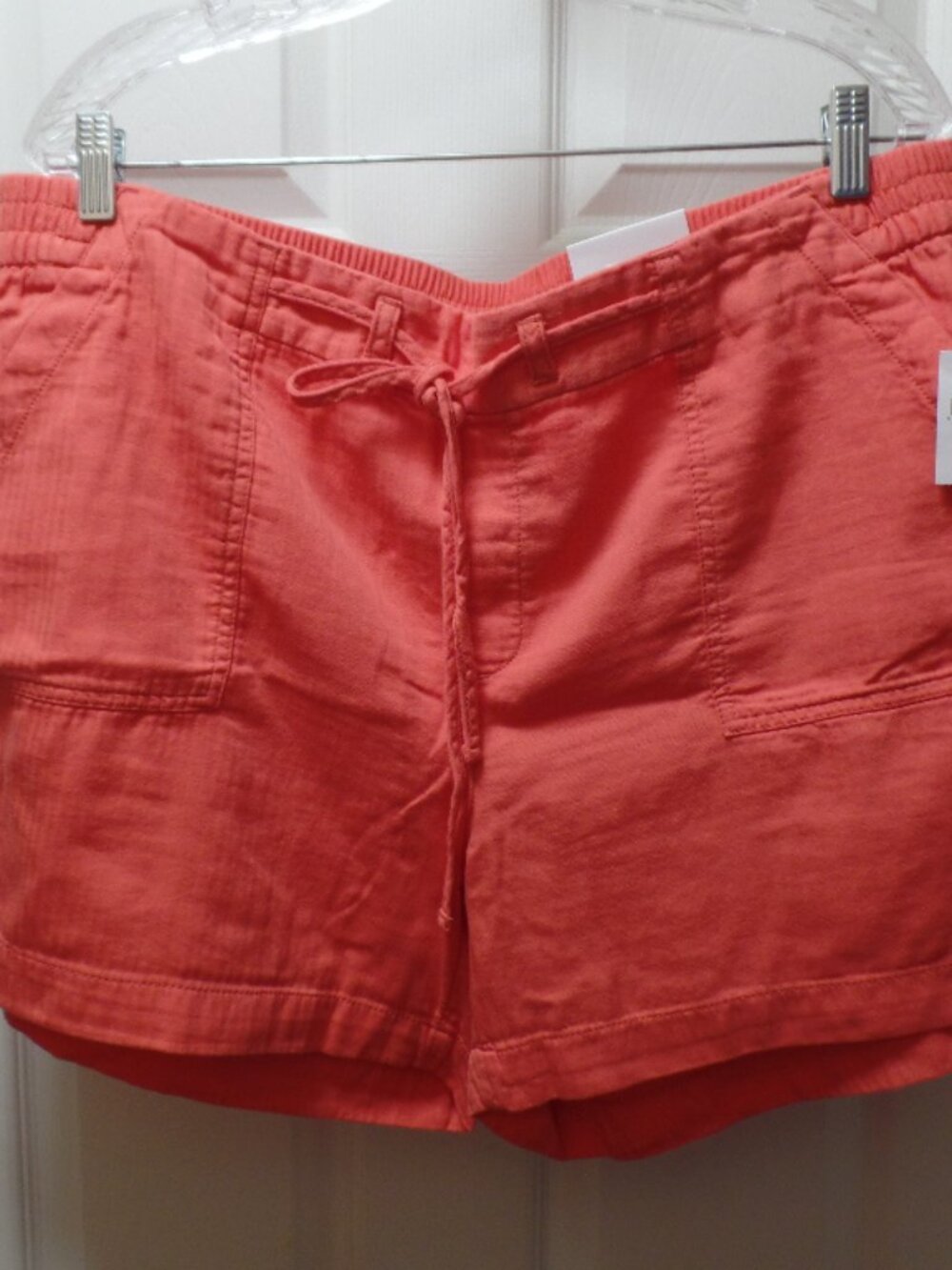 *NWT* Old Navy XL 16 18 MANGO MAGIC Cotton Safari Shorts Drawstring Waist Stretc